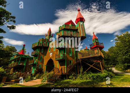 Château Bahia Pointe-à-la-Garde, Quebec, CA Stockfoto