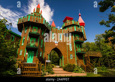 Château Bahia Pointe-à-la-Garde, Quebec, CA Stockfoto