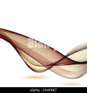 Braun hellen Wellen Art.unschärfeeffekt Hintergrund. Abstract creative Graphic Design. Dekorative fractal Stil. Eps 10. Stock Vektor