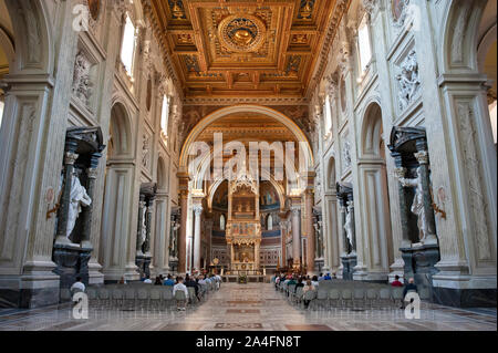 Italien, Rom, Basilika San Giovanni in Laterano Stockfoto