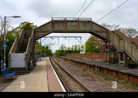 Ungenutzte Bahnhof Steg Frinton-on-Sea Essex UK Stockfoto