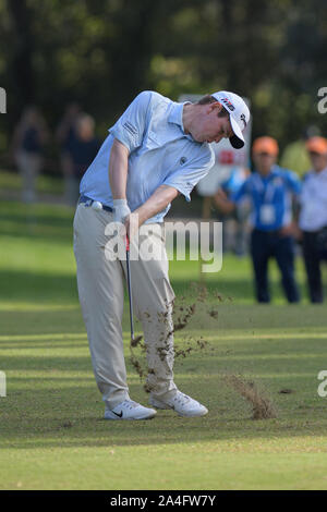 Der Österreicher Bernd Wiesberger gewann mit 268 (66 70 67 65, -16) Der 76. italienischen Öffnen, die fünfte Veranstaltung der Europäischen Tour Rolex-Serie, die auf dem schwierigen Kurs der Olgiata Golfplatz (Par 71) in Rom, wo die Azzurri Francesco Laporta, 7. mit 275 (-9) und Andrea Pavan, zehnte mit 276 (-8) Ein grosser Test angeboten. (Foto von Domenico CIppitelli/Pacific Press) Stockfoto