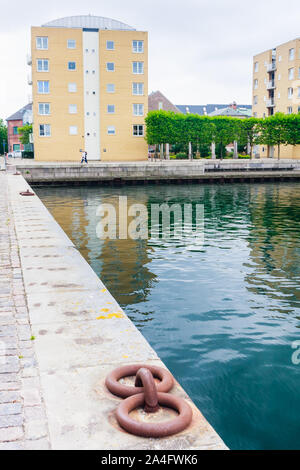 Wohnungen an Pakhuskaj. Langelinie Hafen von Kopenhagen. Kopenhagen. Dänemark. Europa Stockfoto