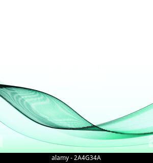 Blaue Farbe Rauch Welle transparente abstrakte Vektorglättungsoption Linien Stock Vektor