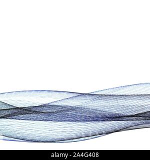 Wave Linien vektor Kunst Abstrakte Darstellung. Gebogene Blend und Skala. Muster für das Web oder Design auf hellem Hintergrund. Gut für Flyer, design Broc Stock Vektor