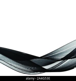 Elegante abstrakte glatte swoosh Geschwindigkeit grauen Welle moderne stream Hintergrund. Stock Vektor