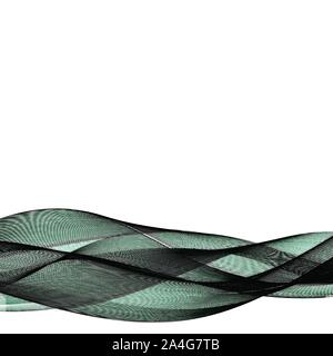 Mint abstrakte Welle. Grüne Vektor Bild Stock Vektor