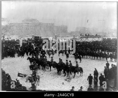 Truppe ein, Ohio National Guard auf dem Capitol Boden während Taft Einweihung, März 4, 1909 Stockfoto