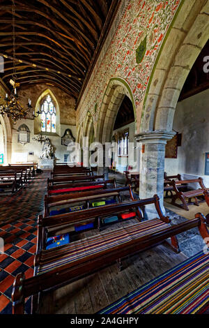 St. James Kirche ist an Kinnersley, einem Dorf in Herefordshire; fanden fünf Meilen östlich der Grenze von radnorshire und 10 km nord-westlich von Hereford Stockfoto