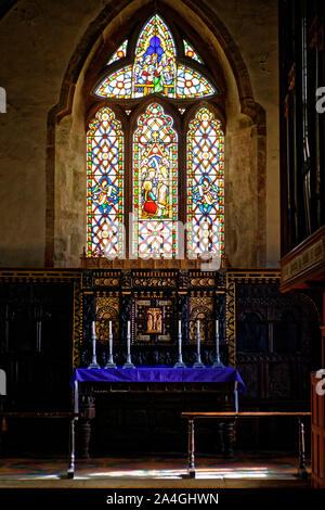 St. James Kirche ist an Kinnersley, einem Dorf in Herefordshire; fanden fünf Meilen östlich der Grenze von radnorshire und 10 km nord-westlich von Hereford Stockfoto