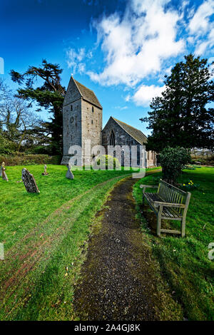 St. James Kirche ist an Kinnersley, einem Dorf in Herefordshire; fanden fünf Meilen östlich der Grenze von radnorshire und 10 km nord-westlich von Hereford Stockfoto