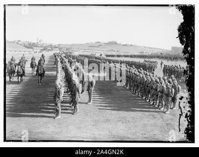 Türkische Soldaten auf Parade gründen Stockfoto