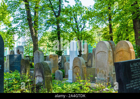 Ein Blick in Kazimierz in Krakau Stockfoto