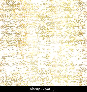 Goldfolie grunge Textur nahtlose Vektor Hintergrund. Patina scratch golden Wiederholung der Fliese. Distressed Wirkung Textur. Overlay not Korn Grafik Stock Vektor