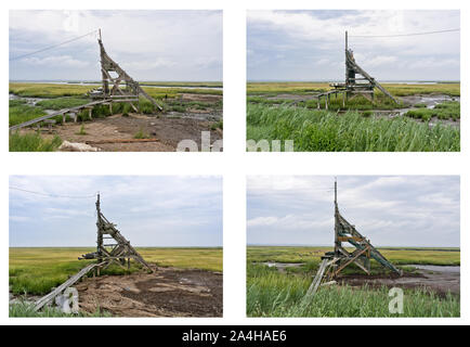 Holz- Plakate in der Nähe von Atlantic City NJ Stockfoto