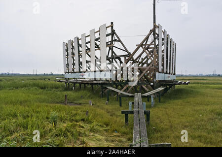 Holz- Plakate in der Nähe von Atlantic City NJ Stockfoto