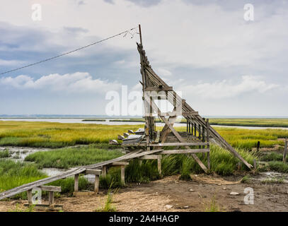 Holz- Plakate in der Nähe von Atlantic City NJ Stockfoto