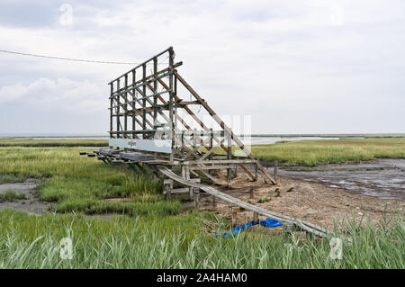 Holz- Plakate in der Nähe von Atlantic City NJ Stockfoto