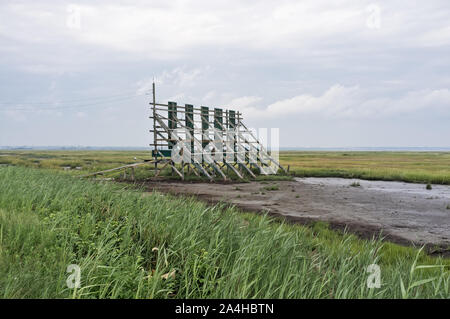 Holz- Plakate in der Nähe von Atlantic City NJ Stockfoto