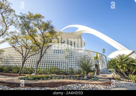 Bob Hope USO hosts Service Männer und Frauen am LAX Theme Gebäude am Los Angeles International Airport Stockfoto