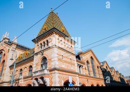 Große Markthalle in Budapest, Ungarn Stockfoto