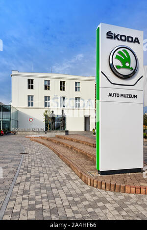 Škoda Muzeum, Mladá Boleslav, Ceska Republika/Skoda Museum, Mlada Boleslav, tschechische Republik Stockfoto