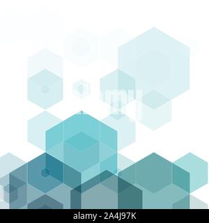 Aus bunten geometrischen Figuren Hintergrund. Einfache Elemente des Designs für die Schaffung von mehr schwierig Ideen. Hintergrund aus Sechsecken. Eps 10. Stock Vektor