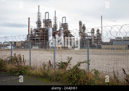 Die industrielle Skyline bei Seal Sands, Stockton on Tees, England, Großbritannien Stockfoto