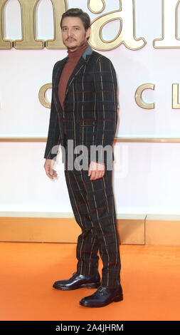 Sep 18, 2017 - London, England, UK-' Kingsman: Der Golden Circle" Weltpremiere, Leicester Square - Roter Teppich Ankünfte Foto zeigt: Pedro Pascal Stockfoto