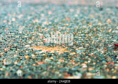 Gelbe und rote Punkte auf gelbem Hintergrund, abstrakt Gelb Grün, digitale füllen Textur Stockfoto