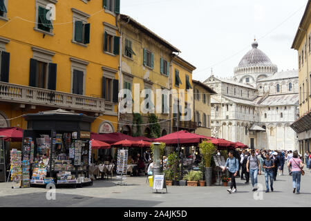 Italien, Toskana, Pisa, Piazza dei Miracoli, die Kathedrale Santa Maria Assunta Stockfoto