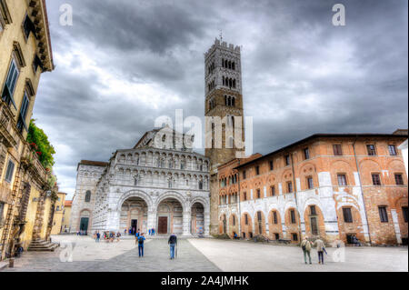 Italien, Toskana, Lucca, die Kathedrale San Martino Stockfoto