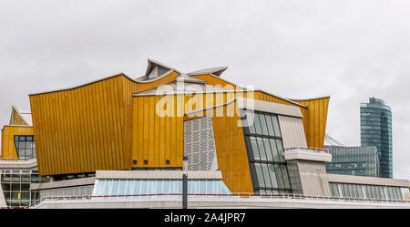 Wunderschöne Aussicht auf dem Kammermusiksaal (Kammermusiksaal) in Berlin, Potsdamer Platz, Deutschland Stockfoto