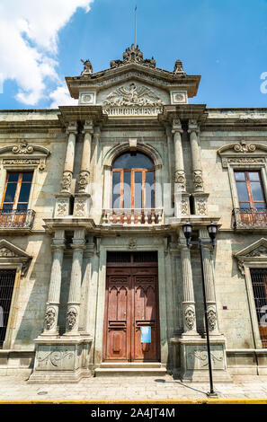 Traditioneller Kolonialarchitektur in Oaxaca, Mexiko Stockfoto