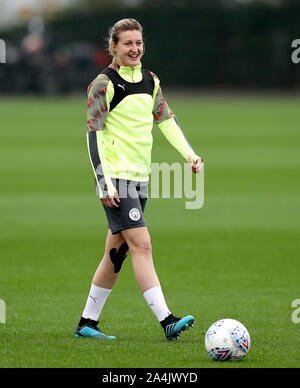 Von Manchester City Ellen White während des Trainings im City Football Academy, Manchester. Stockfoto