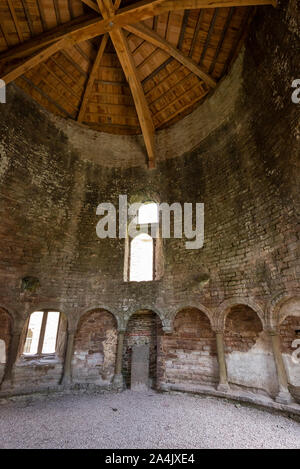 Ludlow Castle, Shropshire, England. Kapelle St. Maria Magdalena. Stockfoto