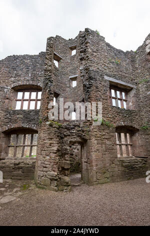 Ludlow Castle, Shropshire, England. Innerhalb der Richter Wohneinheiten. Stockfoto