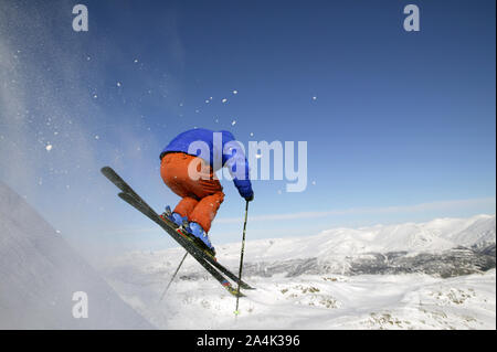 Skifahren in Norwegen Stockfoto