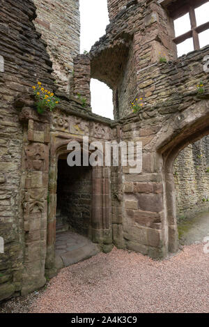 Ludlow Castle, Shropshire, England. Stockfoto