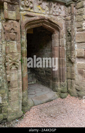 Ludlow Castle, Shropshire, England. Stockfoto