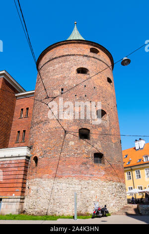 Pulvertornis, Pulverturm, Altstadt, Riga, Lettland Stockfoto