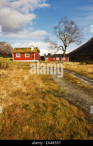 Summerfarm Myklebustsetra genannt Stockfoto