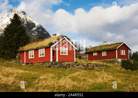 Summerfarm Myklebustsetra genannt Stockfoto