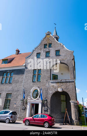 Pärnu raekoda, Rathaus, Pärnu, Estland Stockfoto