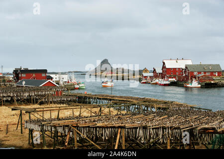 Trockenständer in RÂØst Stockfoto