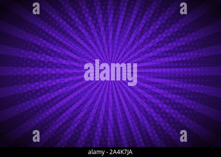 Hintergrund mit retro Strahlen. Vintage Hintergrund, Ausleger, Comic, Zirkus Muster. Cartoon pop art Vorlage. Vector Illustration Stock Vektor