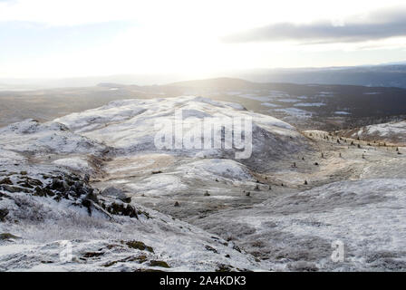 Gudbrandsdal Valley in der Nähe von Kvam Stockfoto