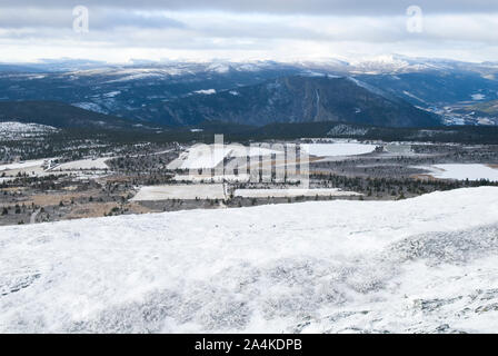 Kvam im Gudbrandstal Stockfoto
