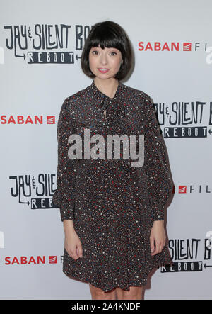 Hollywood, Kalifornien, USA. 14. Okt 2019. 14. Oktober 2019 - Hollywood, Kalifornien - Kate Micucci. Premiere von Saban Filme'' Jay & Silent Bob Neustart' bei TCL Chinese Theatre statt. Foto: PMA/AdMedia/MediaPunch Credit: MediaPunch Inc/Alamy leben Nachrichten Stockfoto