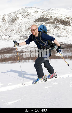 Skifahren in Norwegen Stockfoto